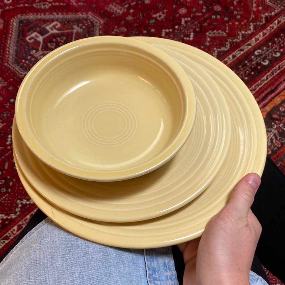 3 Fiesta ware set